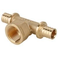 Тройник-переходник Gappo с врутренней резьбой латунный 20-Rp 3/4"-20
