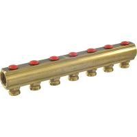 Коллектор Giacomini с отсечными клапанами 1" x 3/4"E /7, R553SY047