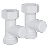 Набор нижнего подключения Royal Thermo Design прямой раздельный 3/4х3/4ЕК (белый)