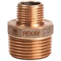 Ниппель бронзовый РЕХАУ AURLINE редукционный R1" x R1/2", RX+