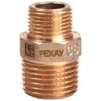Ниппель бронзовый РЕХАУ AURLINE редукционный R1/2" x R3/8", RX+
