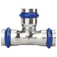 Тройник VARMEGA раструбный Inox Press 22x22x22