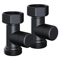 Набор нижнего подключения Royal Thermo Design прямой раздельный 3/4х3/4ЕК (черный)