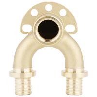 Угол VARMEGA латунный настенный проходной ВР Slide-fit 20x20x1/2", аксиальный, VM52114