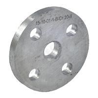 Фланец сталь плоский Ду 80 Ру10 тип 01 ряд 1 исп. B ГОСТ 33259-2015