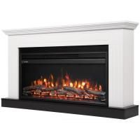 Каминокомплект: Очаг Electrolux EFP/P-3620LS, портал Retto 36 белый, р/в