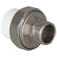 Муфта TEBO бел. PP-R комбин. разъемная (Американка) 50х1 1/2" НР O-ring (2/26), арт. 015022111