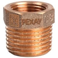 Футорка бронзовая РЕХАУ AURLINE редукционная R1/2" x Rp3/8", RX+