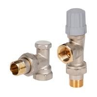 Набор термостатический для радиатора осевой Royal Thermo 1/2" Click