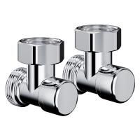 Набор нижнего подключения Royal Thermo Design угловой раздельный 3/4х3/4ЕК (хром)