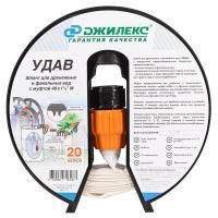 Шланг текстильный Джилекс "УДАВ" диаметр 40 х 1 1/2" для дренажных насосов белый (бухта 20 м) 9111