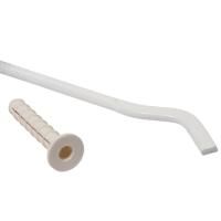 Кронштейн Кайрос штыревой 7х220 мм плоский с дюбелем, А6.7.22ф