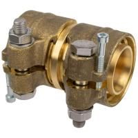 Соединитель зажимной Usystems для полимерных труб PN10 40x5,5-40x5,5