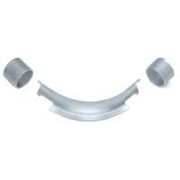 Фиксатор поворота трубы REHAU 16/90гр с кольцами, оцинк. сталь