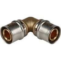 Угольник STOUT 90 26х26 для металлопластиковых труб пресс, SFP-0009-002626