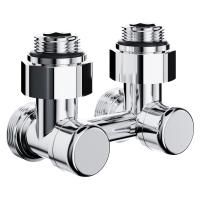 Узел нижнего подключения Royal Thermo Design угловой 1/2"х3/4" EK (хром)