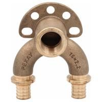 Угольник REHAU настенный ВР 16/16-1/2" RX+ короткий , бронза