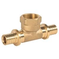 Тройник Royal Thermo ritable аксиальный, латунь ВР 20х3/4х20