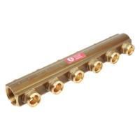 Коллектор Giacomini с отсечными клапанами 1" x 3/4"E /4, R553SY044