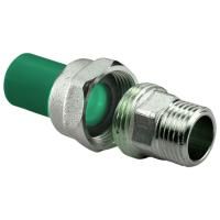 Муфта комбинир. раз. ПП AntiFire D32-1 1/4"НР Green 034065